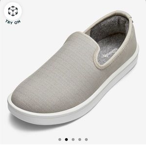 Allbirds Wool Lounger Woven; Pewter Gray (Blizzard); Size W8